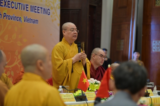 Ban thư ký Diễn đàn Phật giáo châu Á vì hòa bình họp tại chùa Bái Đính