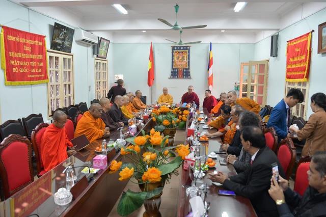 Ban thường trực của Diễn đàn Phật giáo châu Á vì hoà bình (ABCP) thăm GHPGVN và Bộ Nội vụ