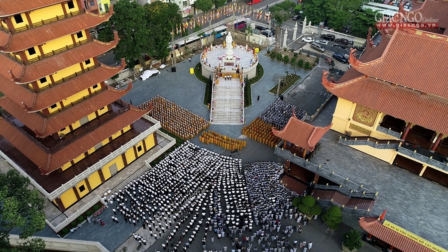 TP.HCM: Trang nghiêm lễ an vị tôn tượng Bồ-tát Quán Thế Âm
