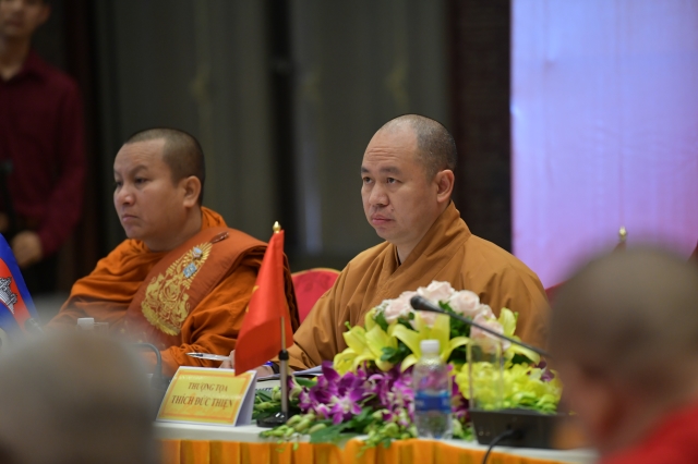 Ban thư ký Diễn đàn Phật giáo châu Á vì hòa bình họp tại chùa Bái Đính
