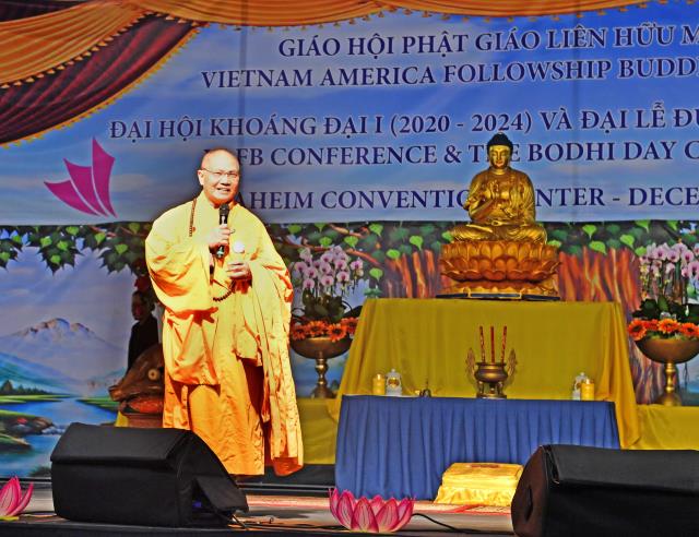 GIÁO HỘI PHẬT GIÁO LIÊN HỮU MỸ - VIỆT TỔ CHỨC ĐẠI LỄ ĐỨC PHẬT THÀNH ĐẠO &amp; ĐẠI HỘI KHOÁNG ĐẠI KỲ I (2020-2024)