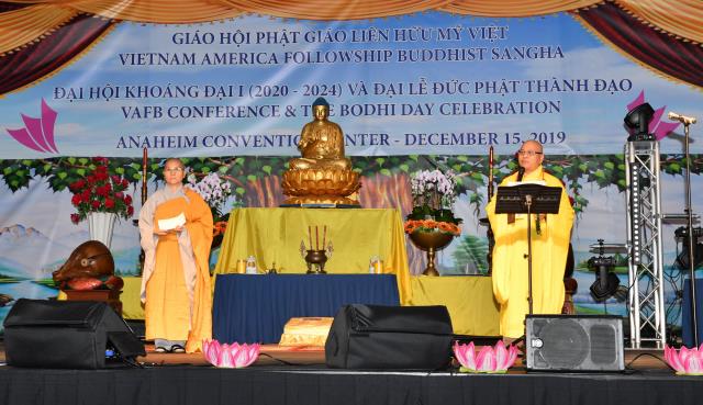 GIÁO HỘI PHẬT GIÁO LIÊN HỮU MỸ - VIỆT TỔ CHỨC ĐẠI LỄ ĐỨC PHẬT THÀNH ĐẠO &amp; ĐẠI HỘI KHOÁNG ĐẠI KỲ I (2020-2024)