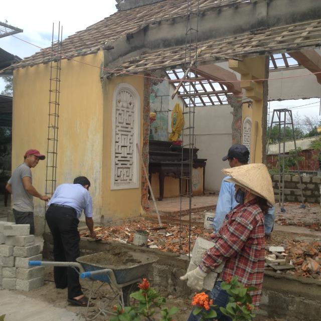 Quảng Trị: Đại tu Chùa Thanh Xuân, Triệu An, Triệu Phong