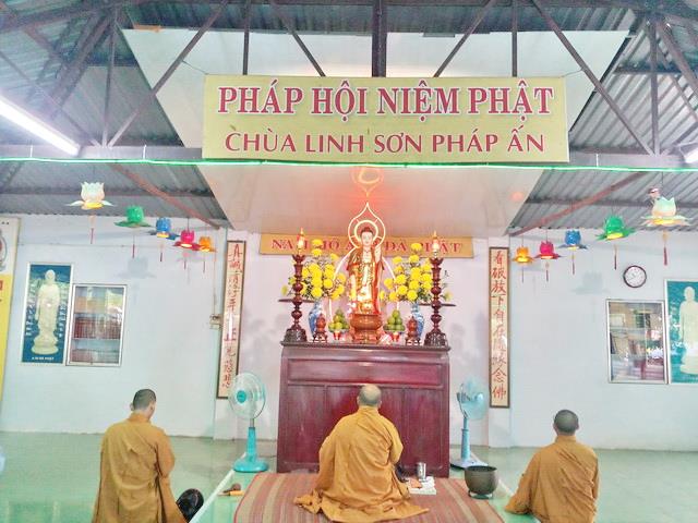 Khánh Hòa: Chùa Linh Sơn Pháp Ấn Khóa Tu Niệm Phật 1 Ngày