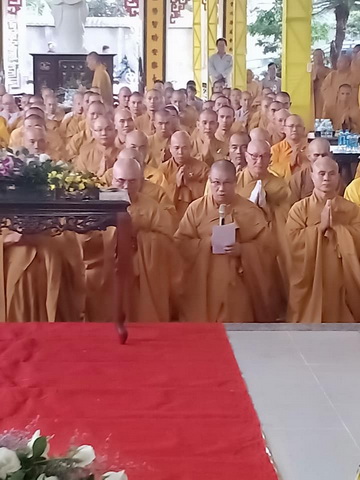 Lễ nhập kim quan Trưởng lão Hòa thượng Thích Như Ý