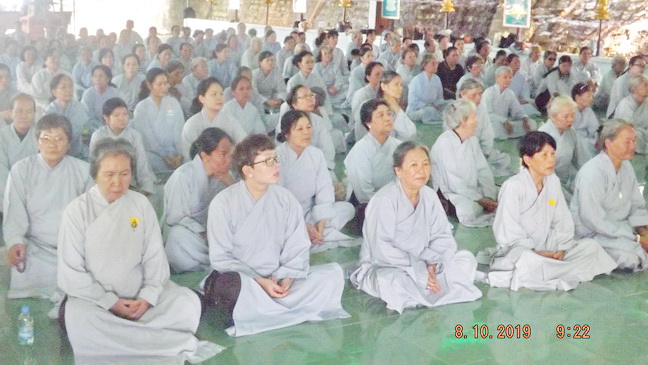 Khóa tu niệm Phật lần 9 tại chùa Linh Sơn Pháp Ấn