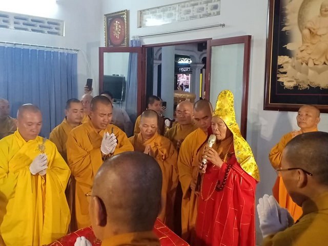 Lễ nhập kim quan Trưởng lão Hòa thượng Thích Như Ý