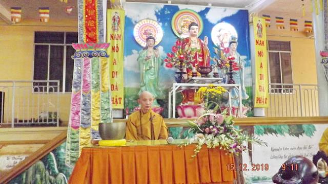 Hòa thượng Thích Giác Hạnh thuyết giảng tại chùa Lộc Thọ