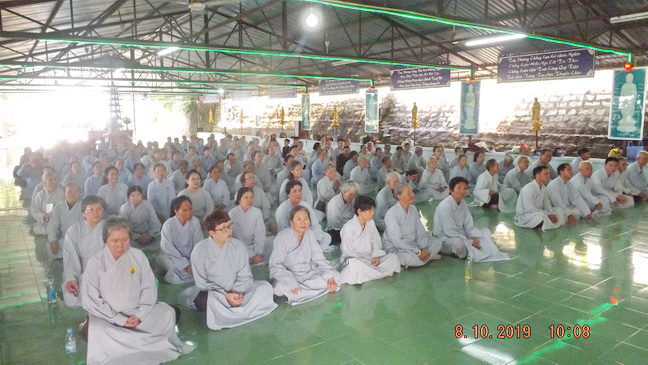Khóa tu niệm Phật lần 9 tại chùa Linh Sơn Pháp Ấn