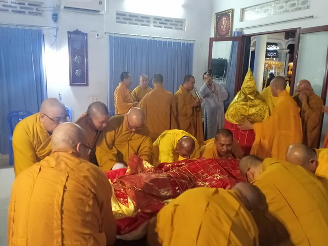 Lễ nhập kim quan Trưởng lão Hòa thượng Thích Như Ý