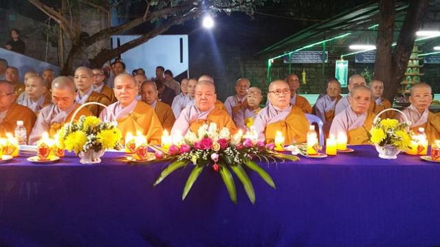 Trang nghiêm lễ vía Phật Di Đà ở chùa Linh Sơn Pháp Ấn