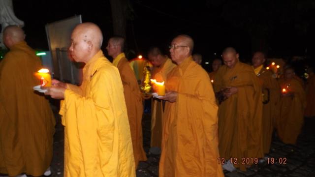 Trang nghiêm lễ vía Phật Di Đà ở chùa Linh Sơn Pháp Ấn