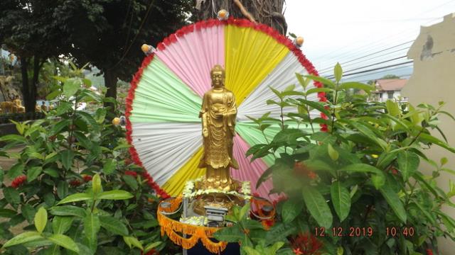 Trang nghiêm lễ vía Phật Di Đà ở chùa Linh Sơn Pháp Ấn