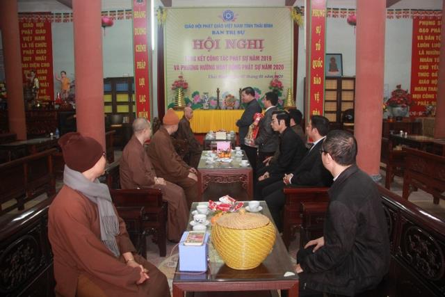 Tòa Giám mục GP Thái Bình thăm và chúc Tết BTS PG tỉnh