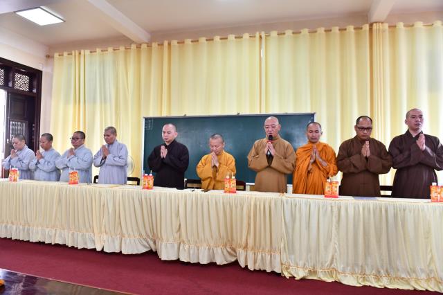 Cần Thơ: HVPGVN tại TP. HCM triển khai công tác đào tạo Cao đẳng liên thông tại chùa Phước Long