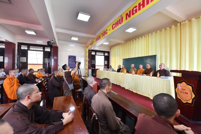 Cần Thơ: HVPGVN tại TP. HCM triển khai công tác đào tạo Cao đẳng liên thông tại chùa Phước Long
