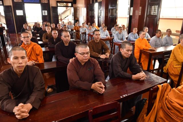 Cần Thơ: HVPGVN tại TP. HCM triển khai công tác đào tạo Cao đẳng liên thông tại chùa Phước Long