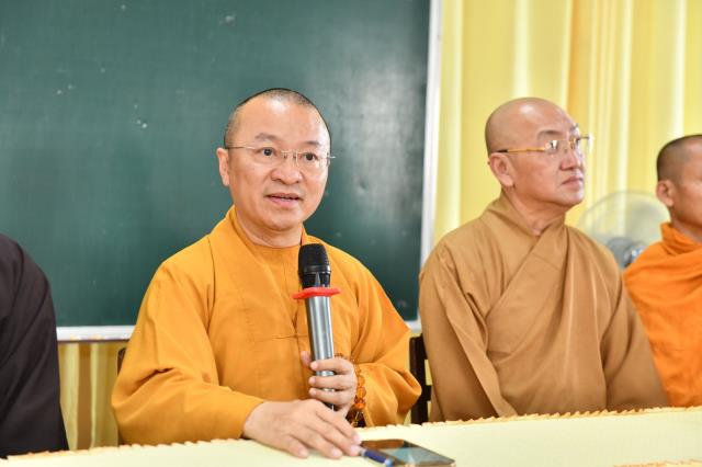 Cần Thơ: HVPGVN tại TP. HCM triển khai công tác đào tạo Cao đẳng liên thông tại chùa Phước Long