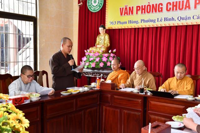 Cần Thơ: HVPGVN tại TP. HCM triển khai công tác đào tạo Cao đẳng liên thông tại chùa Phước Long