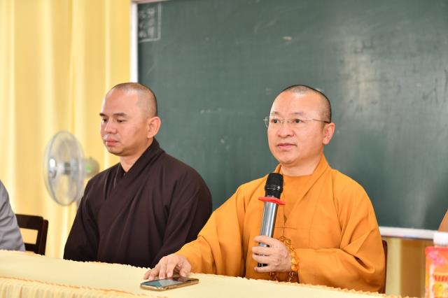 Cần Thơ: HVPGVN tại TP. HCM triển khai công tác đào tạo Cao đẳng liên thông tại chùa Phước Long