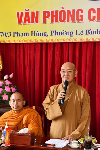 Cần Thơ: HVPGVN tại TP. HCM triển khai công tác đào tạo Cao đẳng liên thông tại chùa Phước Long