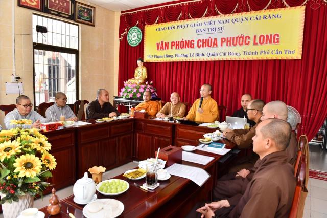Cần Thơ: HVPGVN tại TP. HCM triển khai công tác đào tạo Cao đẳng liên thông tại chùa Phước Long