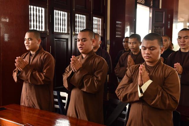 Cần Thơ: HVPGVN tại TP. HCM triển khai công tác đào tạo Cao đẳng liên thông tại chùa Phước Long