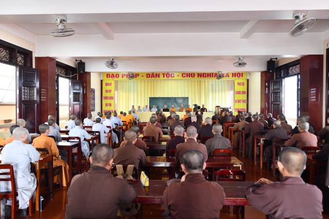 Cần Thơ: HVPGVN tại TP. HCM triển khai công tác đào tạo Cao đẳng liên thông tại chùa Phước Long