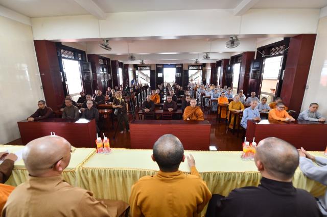 Cần Thơ: HVPGVN tại TP. HCM triển khai công tác đào tạo Cao đẳng liên thông tại chùa Phước Long