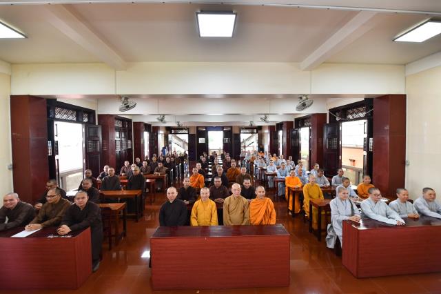 Cần Thơ: HVPGVN tại TP. HCM triển khai công tác đào tạo Cao đẳng liên thông tại chùa Phước Long