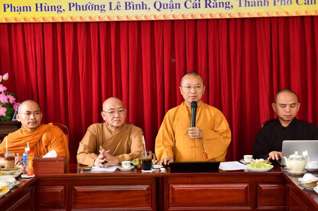 Cần Thơ: HVPGVN tại TP. HCM triển khai công tác đào tạo Cao đẳng liên thông tại chùa Phước Long