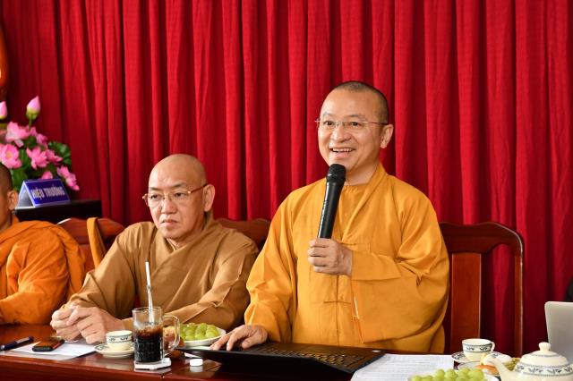 Cần Thơ: HVPGVN tại TP. HCM triển khai công tác đào tạo Cao đẳng liên thông tại chùa Phước Long