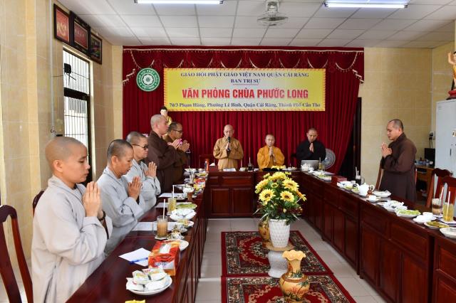 Cần Thơ: HVPGVN tại TP. HCM triển khai công tác đào tạo Cao đẳng liên thông tại chùa Phước Long