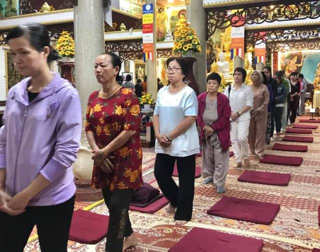 TP Hồ Chí Minh: Khóa Tịnh tu An lạc - kì 542 tại chùa Phổ Minh