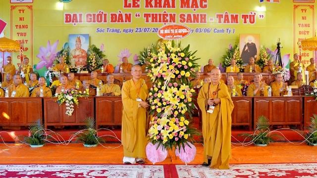 Sóc Trăng: Trang Nghiêm Khai Mạc Đại Giới Đàn Thiện Sanh – Tâm Từ