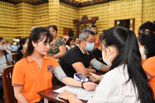 Chùa Giác Ngộ: 460 Người Tham Gia  Hiến Máu Nhân Đạo