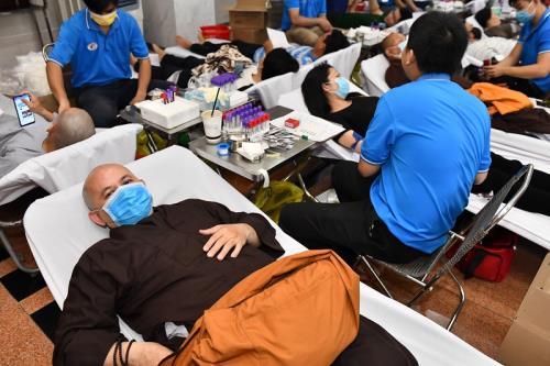 Chùa Giác Ngộ: 460 Người Tham Gia  Hiến Máu Nhân Đạo
