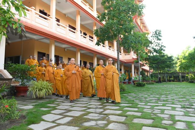 Lễ tác pháp an cư kết hạ tại trường hạ Học viện Phật giáo Việt Nam tại TP. HCM