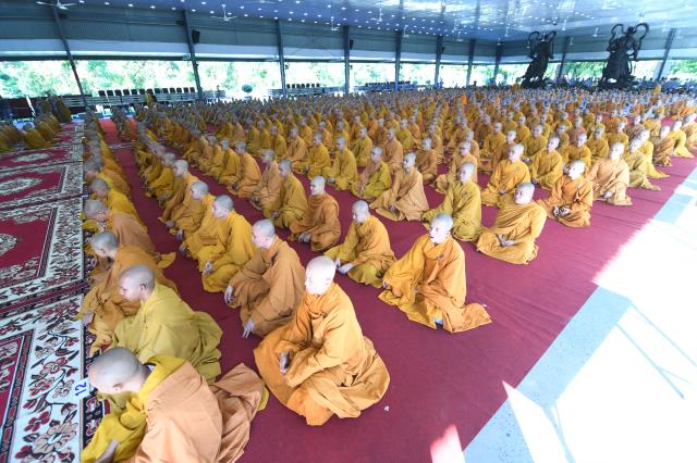 Lễ tác pháp an cư kết hạ tại trường hạ Học viện Phật giáo Việt Nam tại TP. HCM