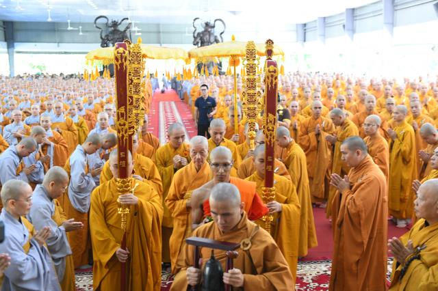 Lễ tác pháp an cư kết hạ tại trường hạ Học viện Phật giáo Việt Nam tại TP. HCM