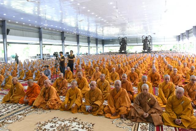 Lễ tác pháp an cư kết hạ tại trường hạ Học viện Phật giáo Việt Nam tại TP. HCM
