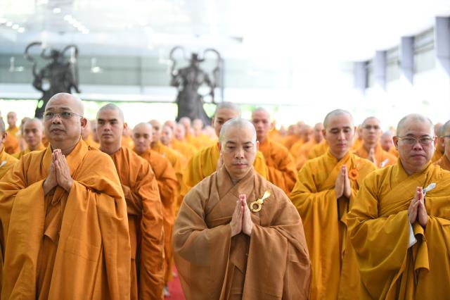 Lễ tác pháp an cư kết hạ tại trường hạ Học viện Phật giáo Việt Nam tại TP. HCM
