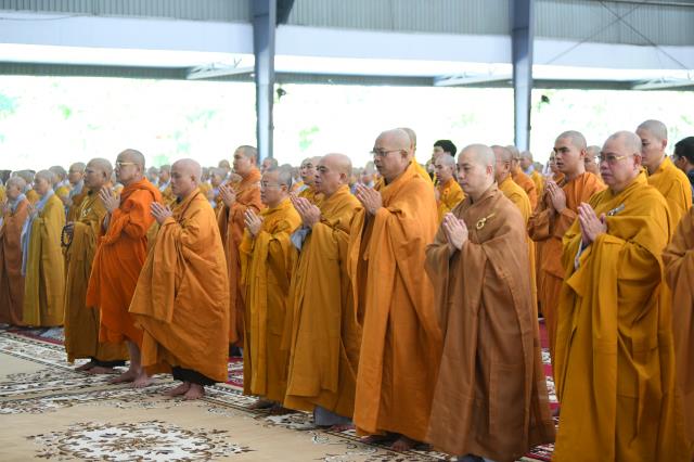 Lễ tác pháp an cư kết hạ tại trường hạ Học viện Phật giáo Việt Nam tại TP. HCM