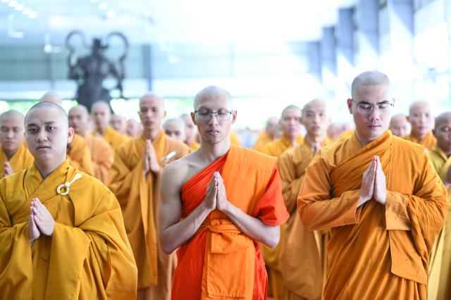 Lễ tác pháp an cư kết hạ tại trường hạ Học viện Phật giáo Việt Nam tại TP. HCM
