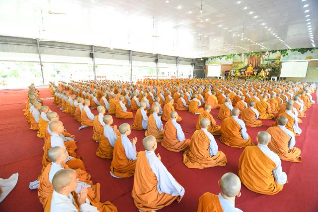 Lễ tác pháp an cư kết hạ tại trường hạ Học viện Phật giáo Việt Nam tại TP. HCM