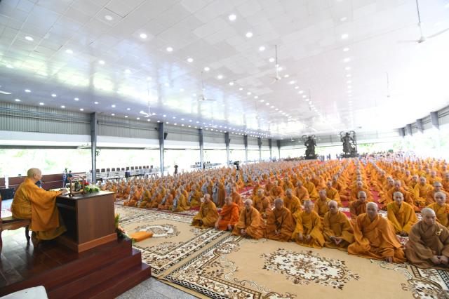 Lễ tác pháp an cư kết hạ tại trường hạ Học viện Phật giáo Việt Nam tại TP. HCM