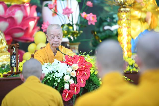 Lễ tác pháp an cư kết hạ tại trường hạ Học viện Phật giáo Việt Nam tại TP. HCM