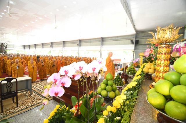 Lễ tác pháp an cư kết hạ tại trường hạ Học viện Phật giáo Việt Nam tại TP. HCM