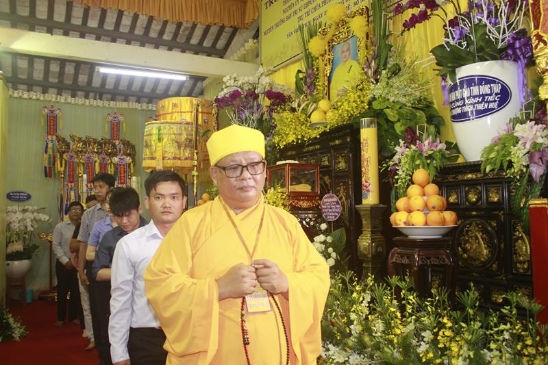 Đồng Tháp: Các đoàn viếng lễ tang cố Đại lão HT. Thích Thiện Huệ ngày thứ hai