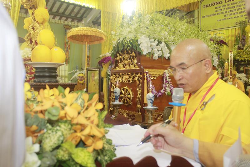 Đồng Tháp: Lễ truy niệm và phụng tống kim quan cố Trưởng lão HT. Thích Thiện Huệ nhập bảo tháp